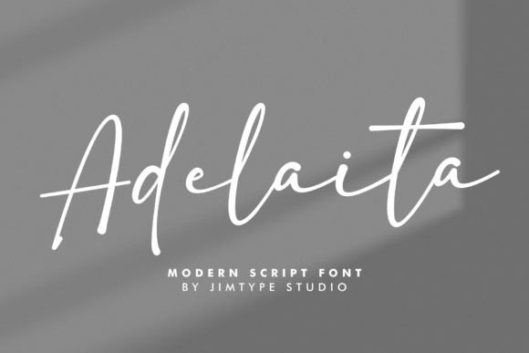 Adelaita Font: A Beautiful Script for Digital Designs