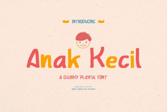 Anak Kecil: A Font for Playful Editorial Design