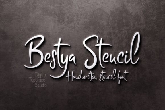 Bestya Stencil: A Handwritten Font Built for Modern Marketing
