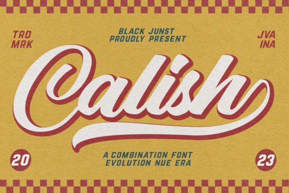 Calish: A Modern Retro Script Font for Digital Design