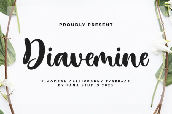 Diavemine: A Script Font for Modern Digital Elegance