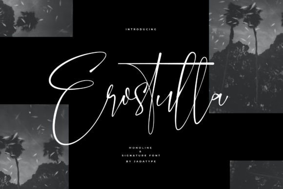 Erostulla: A Signature Script Font for Your Creative Projects