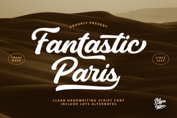 Fantastic Paris: A Modern Handwriting Font for Digital Design
