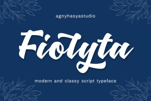 Fiolyta: A Modern Script Font for Marketing Impact