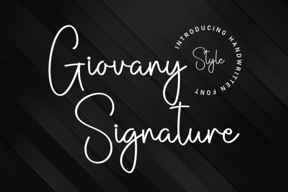 Giovany Signature: An Editorial Font for Thoughtful Projects