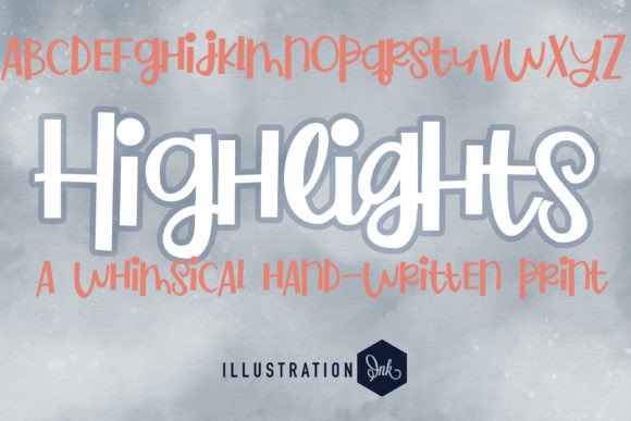 Highlights Font: Adding Friendly Whimsy to Digital Layouts