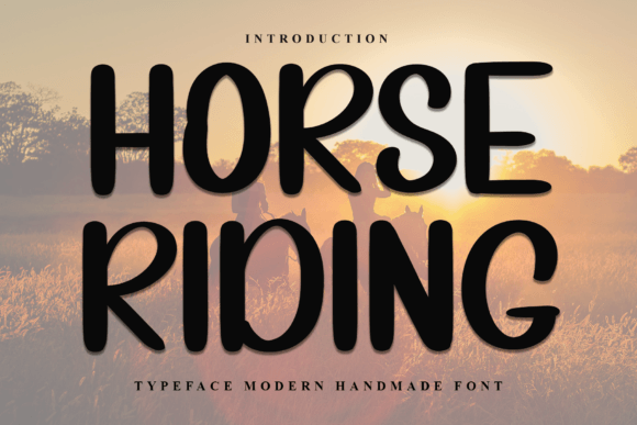 Horse Riding Font: Unlocking Festive Visual Communication