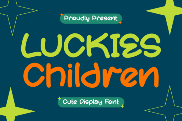 Luckies Children: A Friendly Display Font for Modern Web Design