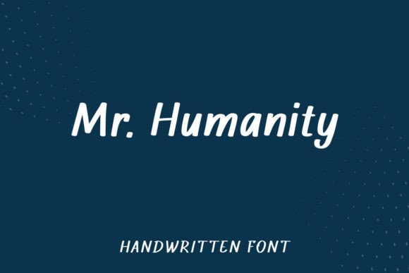 Mr. Humanity: A Handwritten Serif Font Built for Digital Branding