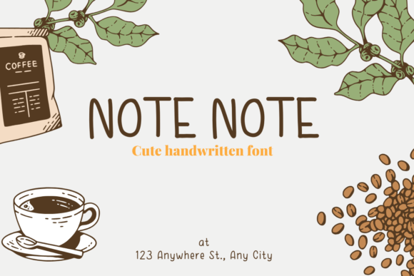 Note Note: The Friendly Handwritten Font for Small Businesses