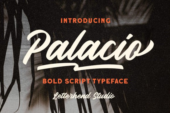 Palacio: A Bold Script Font for Crafted Digital Design