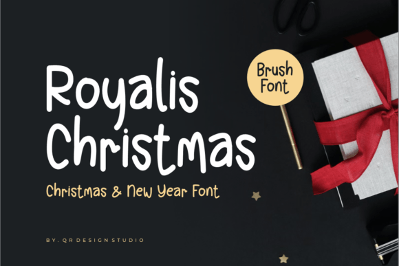 Royalis Christmas: A Handwritten Font for Small Business Branding