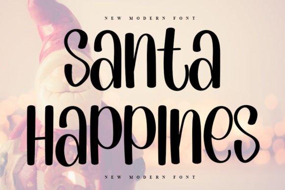 Santa Happines: A Handwritten Font for Editorial Personality