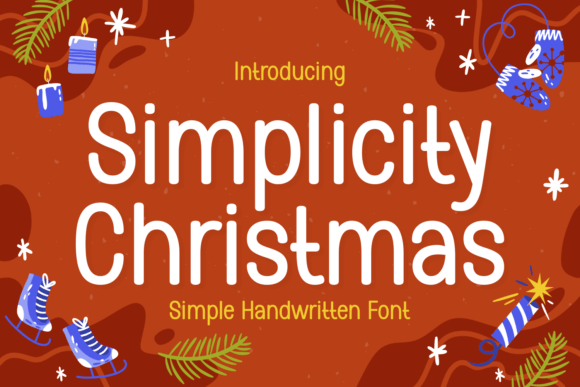 Simplicity Christmas: The Festive Font for Creative Hands