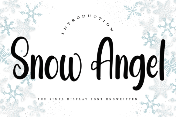 Snow Angel Font Review for Brand Designers