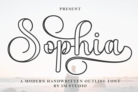 Sophia Outline: A Sweet and Friendly Handwritten Font for Web Design