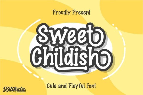 Sweet Childish: A Playful Script Font for Editorial Expression