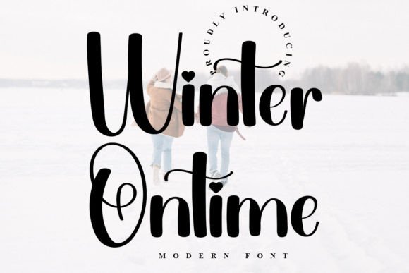 Winter Ontime: A Bold Handwritten Font for Modern Marketing