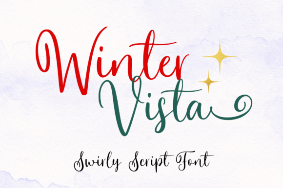 Winter Vista: An Elegant Script Font for Digital Branding